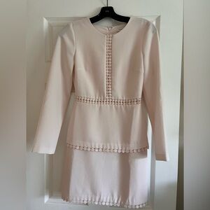 Club Monaco Soft Pink Long Sleeve Dress